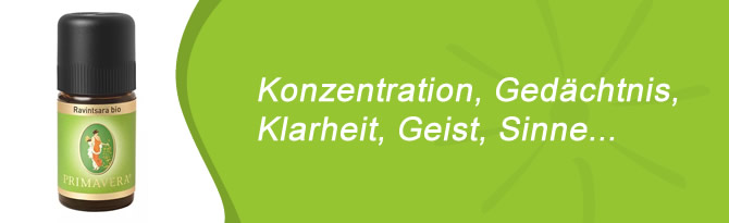 Ätherische Öle für Gedächtnis, Konzentration, Aufmerksamkeit, Klarheit, Geist und Sinne