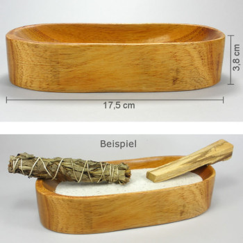 Holzschale für Räucherungen
