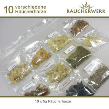 Schnupperset 10er Räucherharze online kaufen in der Schweiz