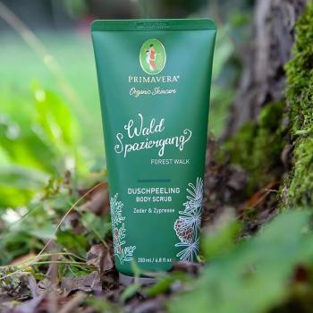 Waldspaziergang Duschpeeling bio Duschmittel von Primavera